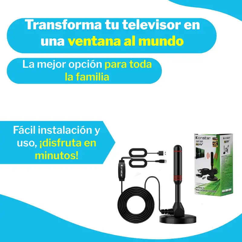 Antena TDT Pro Television 4K