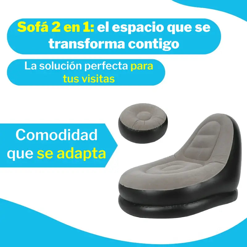 Softease: Sofa Inflable 2 en 1