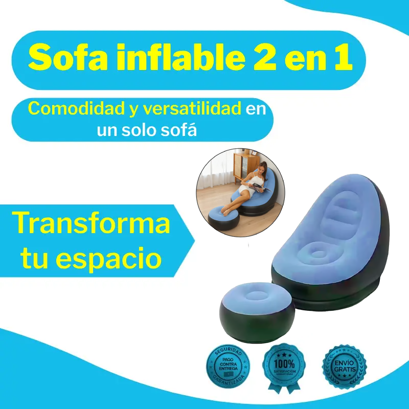 Softease: Sofa Inflable 2 en 1