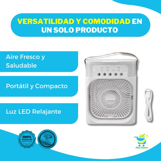 Ventilador Humidificador Portatil