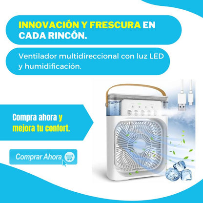 Ventilador Humidificador Portatil
