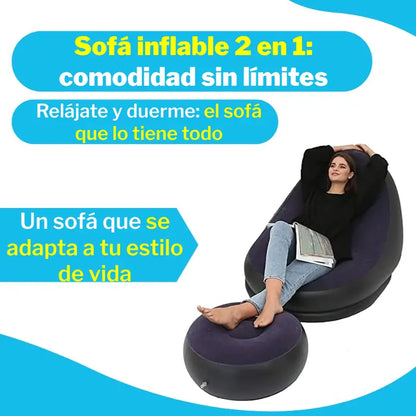 Softease: Sofa Inflable 2 en 1