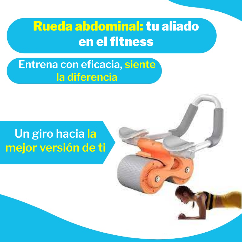 Rueda Abdominal Doble Antirrebote