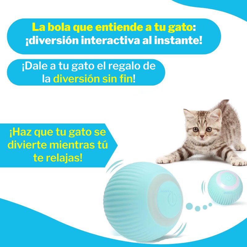 Bola interactiva autorodante eléctrica