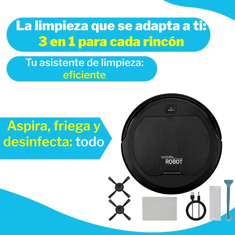 Robot Aspiradora 3 en 1