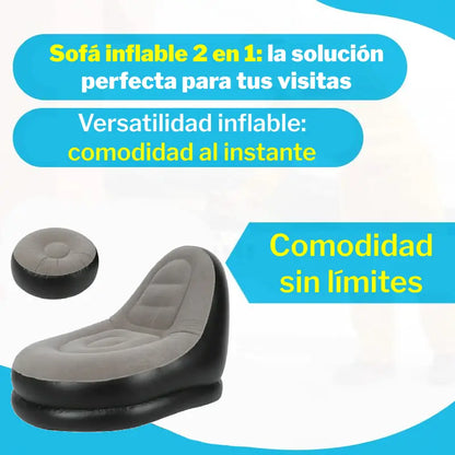 Softease: Sofa Inflable 2 en 1