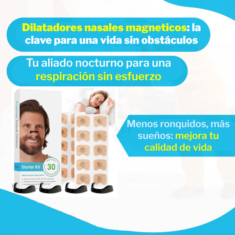 Dilatadores nasales magnéticos