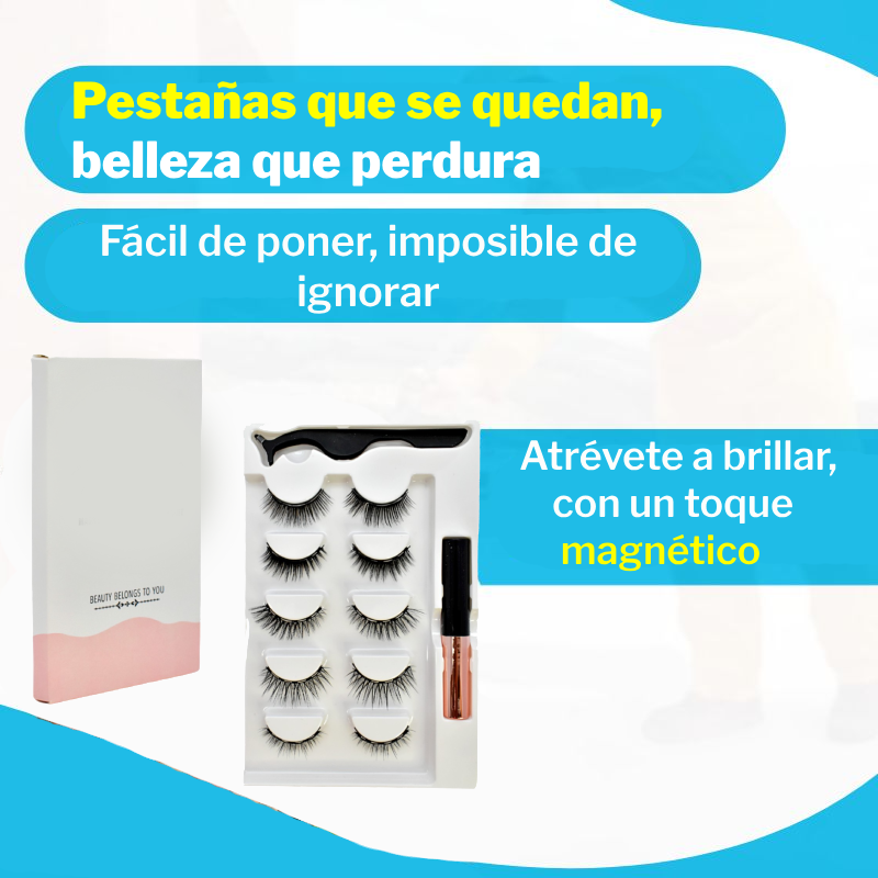 Kit de pestañas magneticas