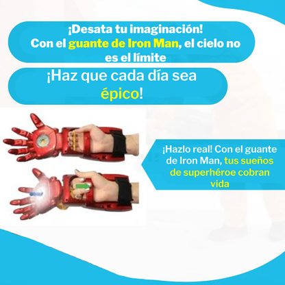 Guante de Iron Man con Lanzador Hidrogel
