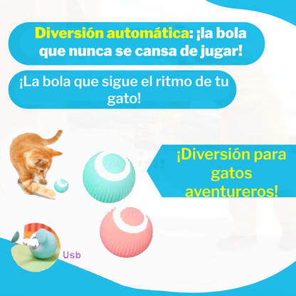 Bola interactiva autorodante eléctrica