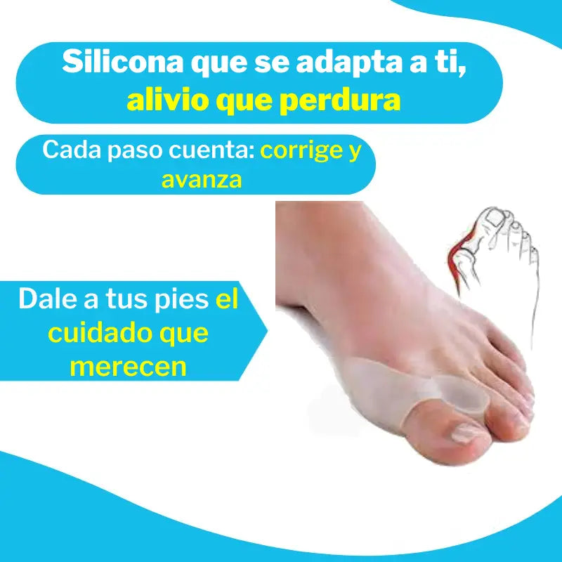 Corrector para juanetes de Silicona