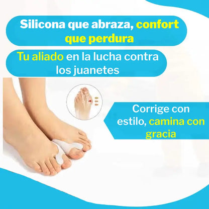 Corrector para juanetes de Silicona