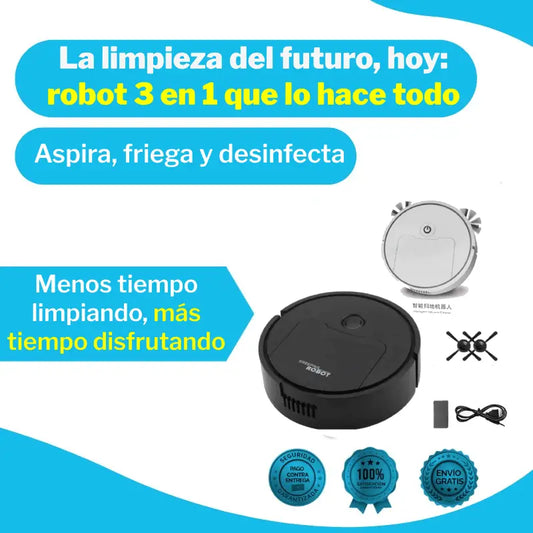 Robot Aspiradora 3 en 1