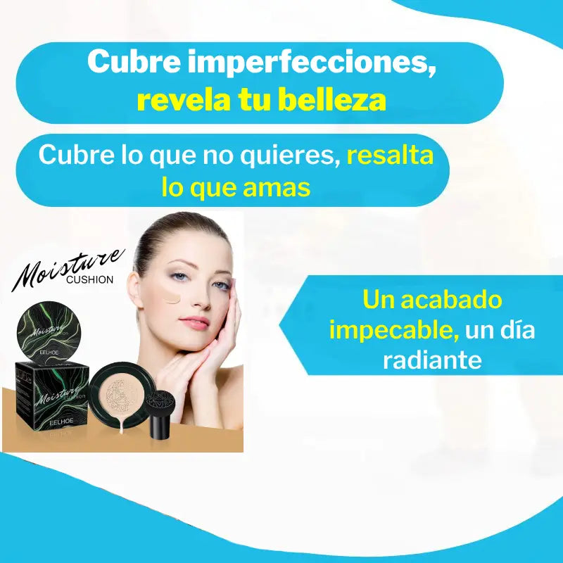 Base de maquillaje de alta cobertura Kushion