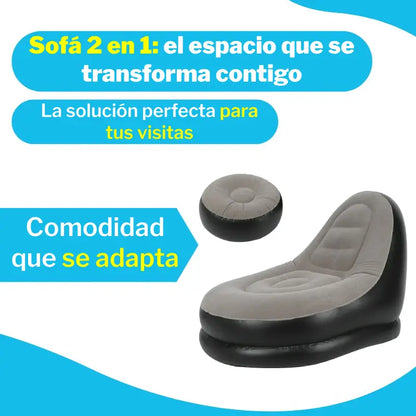 Softease: Sofa Inflable 2 en 1