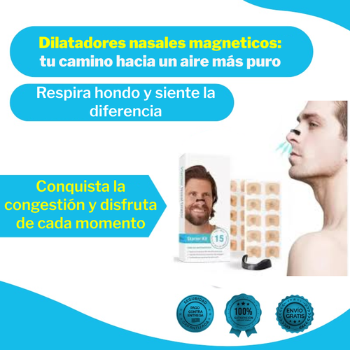 Dilatadores nasales magnéticos