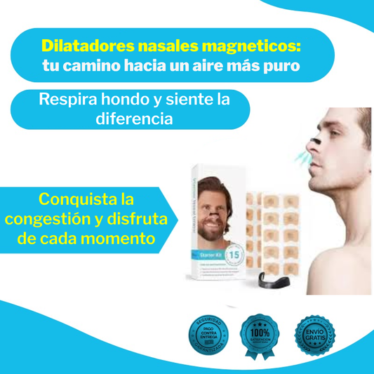 Dilatadores nasales magnéticos