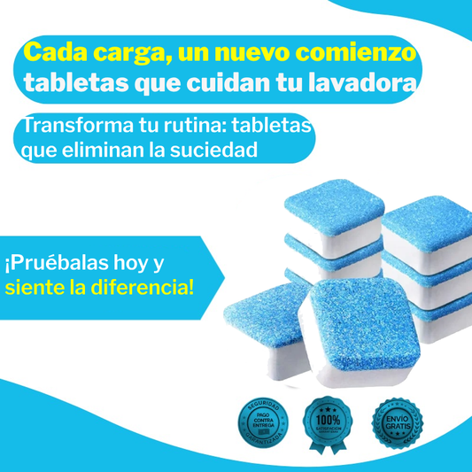 Tabletas Limpiadoras para Lavadoras