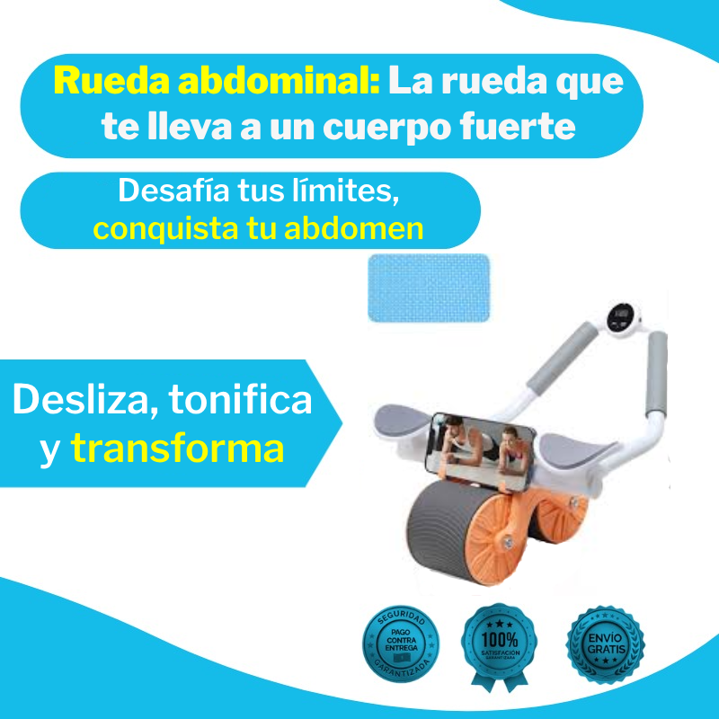 Rueda Abdominal Doble Antirrebote