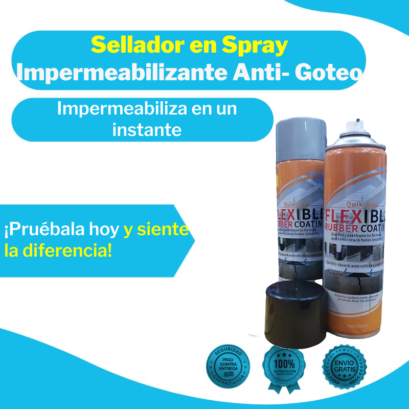 Sellador en Spray Impermeabilizante Anti-goteo