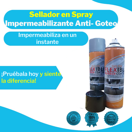 Sellador en Spray Impermeabilizante Anti-goteo