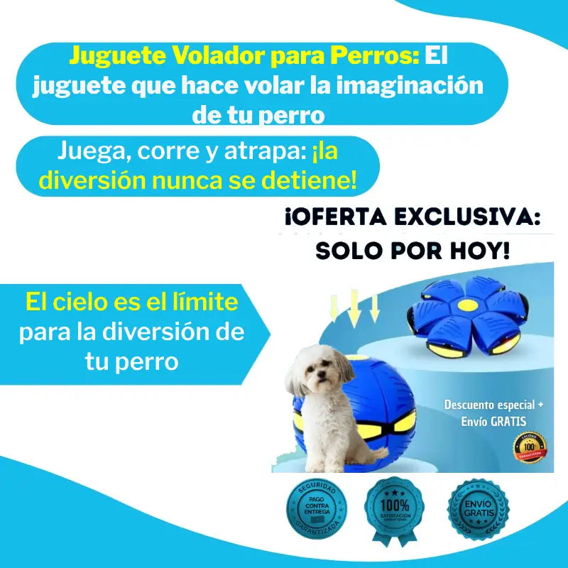 Juguete Volador para Perros