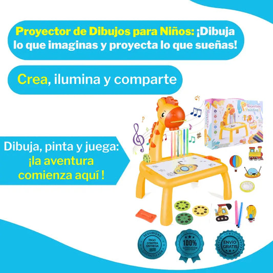 Proyector de dibujo para niños